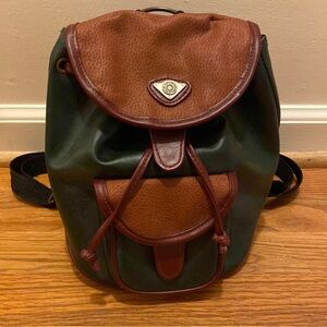 Mini Faux Leather Backpack